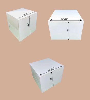 Tall Corrugated Cake Boxes